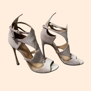 Sergio Rossi Lizard Sandals